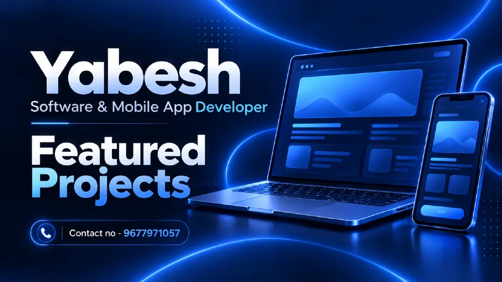 Cover of Yabesh's Featured Projects PDF brochure
